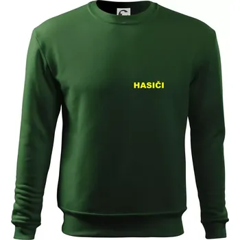 Pánská mikina Hasiči název samostatný - Mikina Essential pánská - L ( Lahvově zelená )