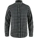 pánská košile s dlouhým rukávem FJÄLLRÄVEN Övik Flannel Shirt M Dark Navy-Chalk White - XL