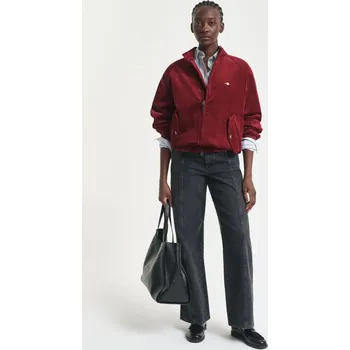 Dámské džíny DŽÍNY GANT RELAXED SEAM DETAIL JEANS BLACK BROKEN IN