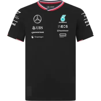 Chlapecké tričko Dětské triko Mercedes Junior Mapf1 RP Driver T-Shirt Black 128