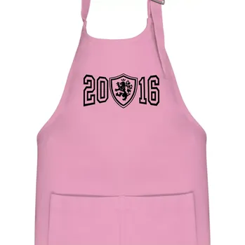 Kuchyňská zástěra Narozeninový motiv - znak - 2016 - Dětská zástěra na vaření - Univerzální velikost ( Růžová )