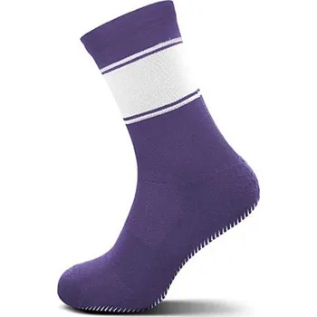 Mr. Socks Unisex vysoké ponožky L05010 Purple-White 42/46