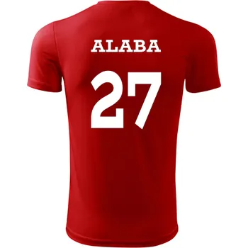 Dres Alaba - Barva: červená, Velikost XXL