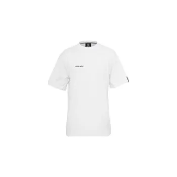 Pánské tričko Unihoc T-shirt LOUNGE oversize white Tričko M, bílá