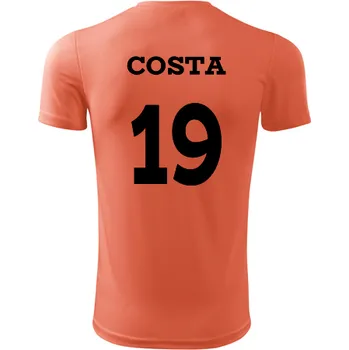 Dres Costa - Barva: neonově oranžová, Velikost XXL