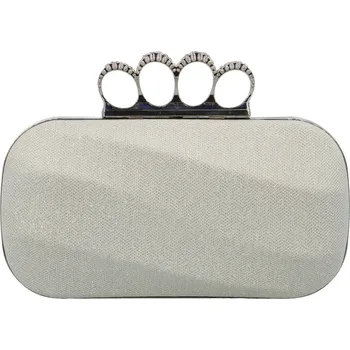 Kabelka Dámské psaníčko stříbrné - Michelle Moon Pawanna stříbrná