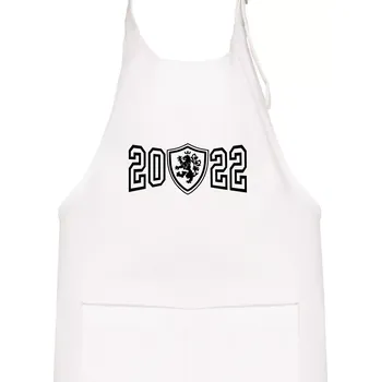 Kuchyňská zástěra Narozeninový motiv - znak - 2022 - Dětská zástěra na vaření - Univerzální velikost ( Bílá )