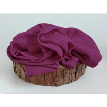 Nelly Mušelínová osuška - Vínová 100x150 cm