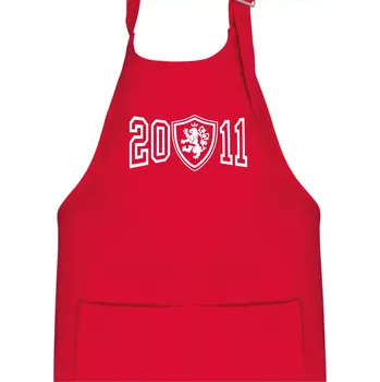 Kuchyňská zástěra Narozeninový motiv - znak - 2011 - Dětská zástěra na vaření - Univerzální velikost ( Červená )