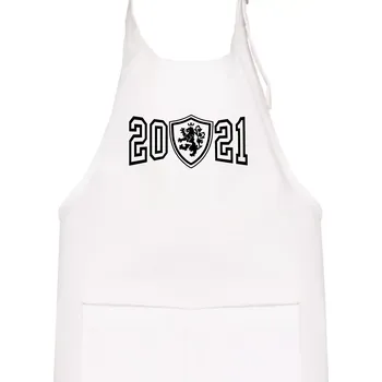 Kuchyňská zástěra Narozeninový motiv - znak - 2021 - Dětská zástěra na vaření - Univerzální velikost ( Bílá )