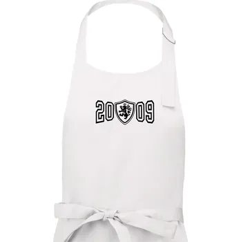 Kuchyňská zástěra Narozeninový motiv - znak - 2009 - Pánská zástěra na vaření - Univerzální velikost ( Bílá )