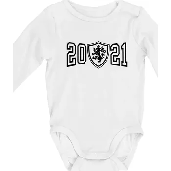 Narozeninový motiv - znak - 2021 - Body kojenecké s dlouhým rukávem - Dlouhý r. do 3 měs ( Bílá )