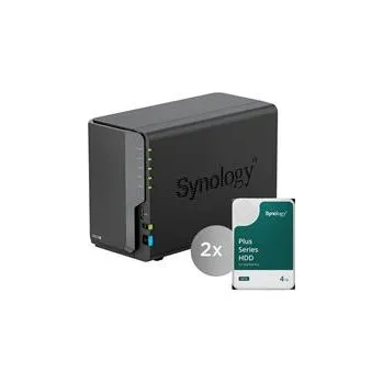 Synology DiskStation DS225+, 2-bay NAS, včetně 2ks HDD 4TB (HAT3300-4T), CPU J4125, RAM 2GB, LAN 1x 2.5Gb + 1x 1Gb