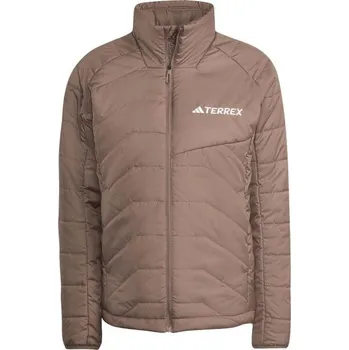 Dámská bunda Dámská outdoor bunda adidas TERREX MULTI SYNTHETIC INSULATED JACKET W M Hnědá, Bílá