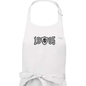Kuchyňská zástěra Narozeninový motiv - znak - 1965 - Dámská zástěra na vaření - Univerzální velikost ( Bílá )