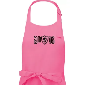 Kuchyňská zástěra Narozeninový motiv - znak - 2016 - Dámská zástěra na vaření - Univerzální velikost ( Růžová )