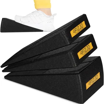 4FIZJO Nastavitelný klín pro protahování lýtek Slant Board 4FIZJO ČERNÁ