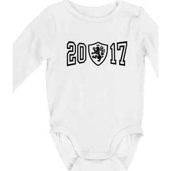 Narozeninový motiv - znak - 2017 - Body kojenecké s dlouhým rukávem - Dlouhý r. do 3 měs ( Bílá )