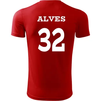 Dres Alves - Barva: červená, Velikost XXXL