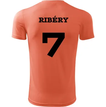 Dres Ribéry - Barva: neonově oranžová, Velikost XXL