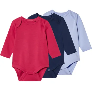 lupilu® Dívčí body, 3 kusy (navy modrá / lila fialová / růžová, 62/68)