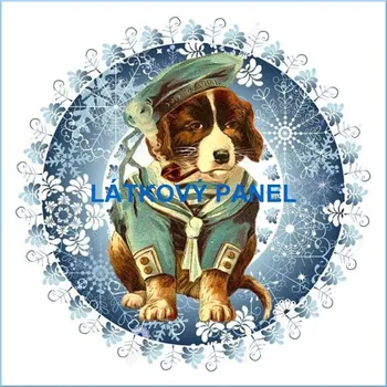 Panel bavlna - VÁNOČNÍ MOTIVY-179-241 Velikost: 15x15cm