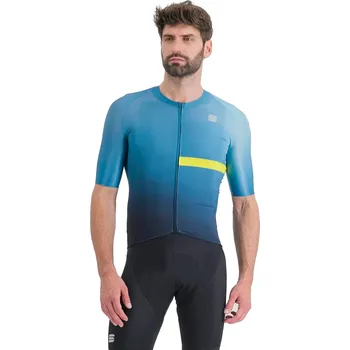 cyklistický dres Pánský cyklistický dres s krátkým rukávem SPORTFUL-Bomber jersey, berry blue cedar Mix XXL