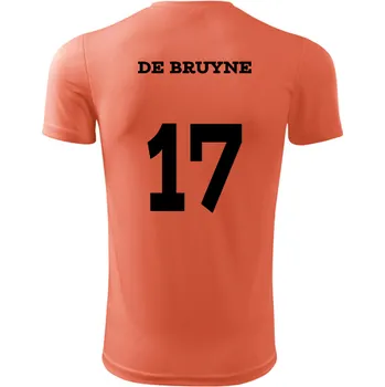 Sport Dres de Bruyne - Barva: neonově oranžová, Velikost XXXL