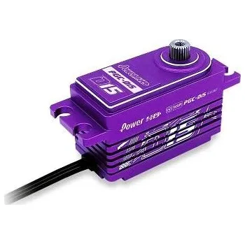 Modelářský materiál Servo Power HD D15 Purple Low Profile Rev wire Drift/TC (18kg/0.085) - expresní doprava