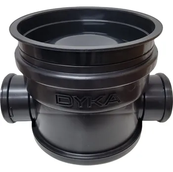 revizní šachta PRODOMOS line Kanalizační šachtové dno DN315/125 plastové přímé se zátkou