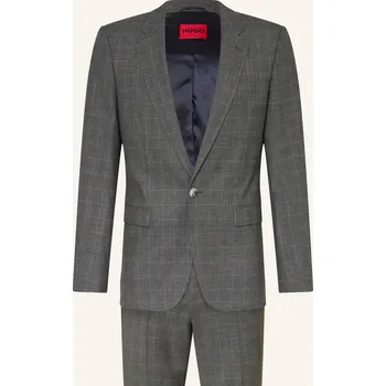 Pánské sako Hugo Pánský Oblek Arti/Hesten Extra Slim Fit, tmavě šedá /...