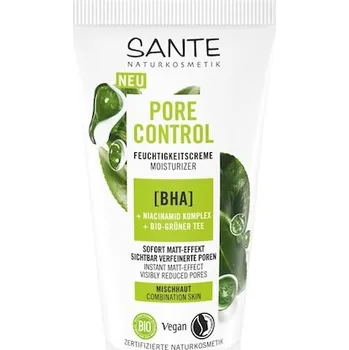 Sante-Naturkosmetik Pece-o-oblicej Hydratujici-peceHydratační krém proti pórům s BHA, komplexem niacinamidu a organickým zeleným čajem 50 ml (5&nbsp;140,00 Kč / 1 l)