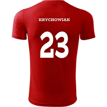 Dres Krychowiak - Barva: červená, Velikost XXL