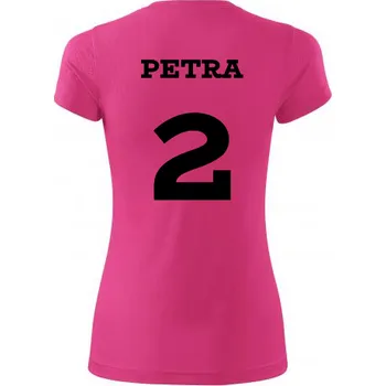 Florbalový dres Dámský florbalový dres se jménem - Barva: purpurová, Velikost S