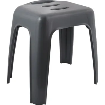 Koupelnové sedátko Spirella Sedátko do sprchy HOCKER, tmavě šedá, 47 cm