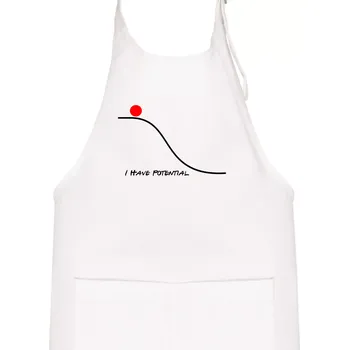 Kuchyňská zástěra I have potential - Dětská zástěra na vaření - Univerzální velikost ( Bílá )