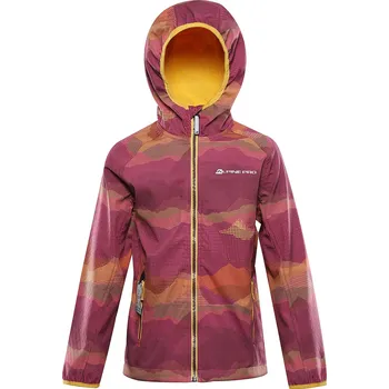 ALPINE PRO - EZORO DĚTSKÁ SOFTSHELLOVÁ BUNDA S MEMBRÁNOU