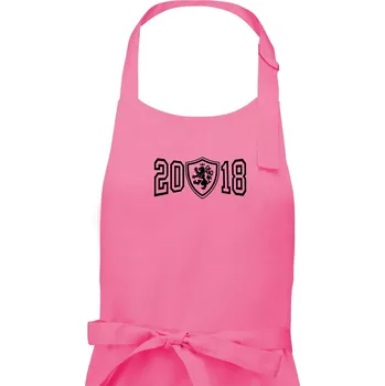 Kuchyňská zástěra Narozeninový motiv - znak - 2018 - Pánská zástěra na vaření - Univerzální velikost ( Růžová )