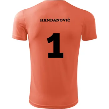 Dres Handanovič - Barva: neonově oranžová, Velikost L