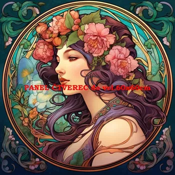 Panel bavlna - MUCHA-316-95 Velikost: 40x40cm