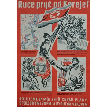 Plechová cedule Plechová retro cedule - Ruce pryč od Koreje Provedení: Hliník: 30 x 20 cm