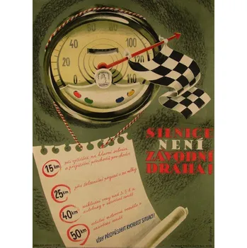 Plechová cedule Plechová retro cedule - Silnice není závodní dráha Provedení: Hliník: 30 x 20 cm