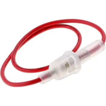 Elektrická zásuvka SCI Zásuvka válcové pojistky 5x20mm na kabel Imax: 5A pocínovaný