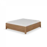 Modulární postel MULTI rám s UP z bukového, jasanového nebo dubového masivu výrobce světspánku.cz. Dostupná ve všech rozměrech. 200x100, Rám MULTI (olej Bělený, dub), UP MULTI (olej Bělený, dub), NOHY MULTI 45 (olej Bělený, dub)
