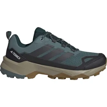 Pánská treková obuv Pánská outdoorová obuv adidas TERREX SKYCHASER AX5 9 Tmavě zelená, Černá, Bílá, Béžová