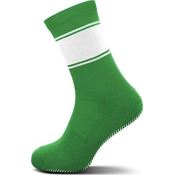 Pánské ponožky Mr. Socks Unisex vysoké ponožky L05010 Green-White 37/41
