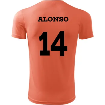 Dres Alonso - Barva: neonově oranžová, Velikost XXXL