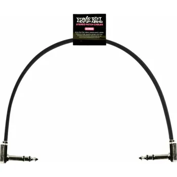 Ernie Ball Flat Ribbon Stereo Patch Cable 30 cm Lomený - Lomený Patch kabel