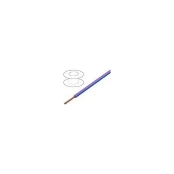 elektrický kabel BQ CABLE Wire H05V-K,LgY stranded Cu 1mm2 PVC violet-blue 300V,500V