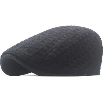 Pokrývka hlavy Pánská plochá čepice bekovka Cigoli Černá JAMONT 22102407472833365